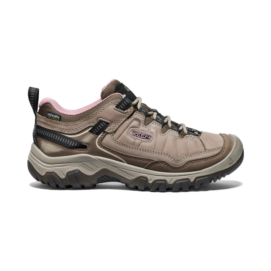 Women's Targhee IV Waterproof Hiking Shoe | Brindle/Nostalgia Rose - Image 8