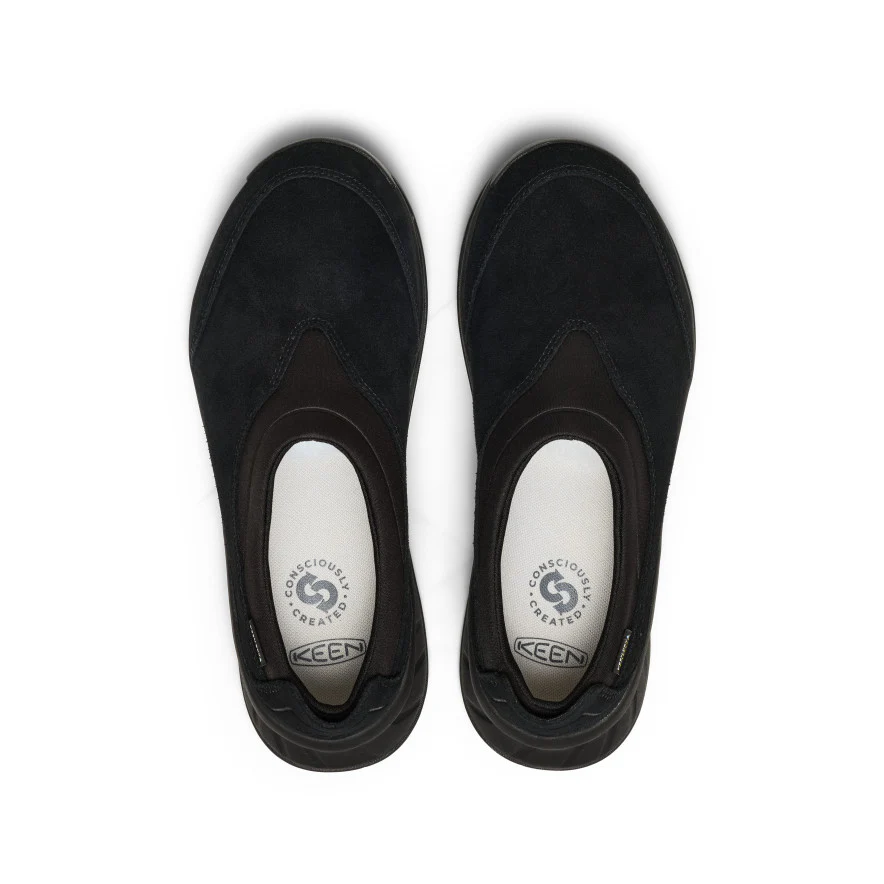 Women's TTS Moc Waterproof Sneaker  |  Black/Black - Image 4