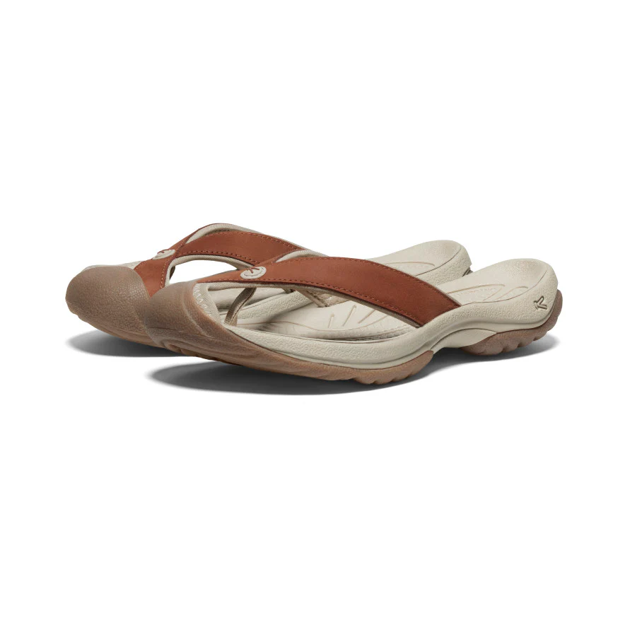 Women's Waimea Leather Flip-Flop | Sorrel Horse/Plaza Taupe - Image 2