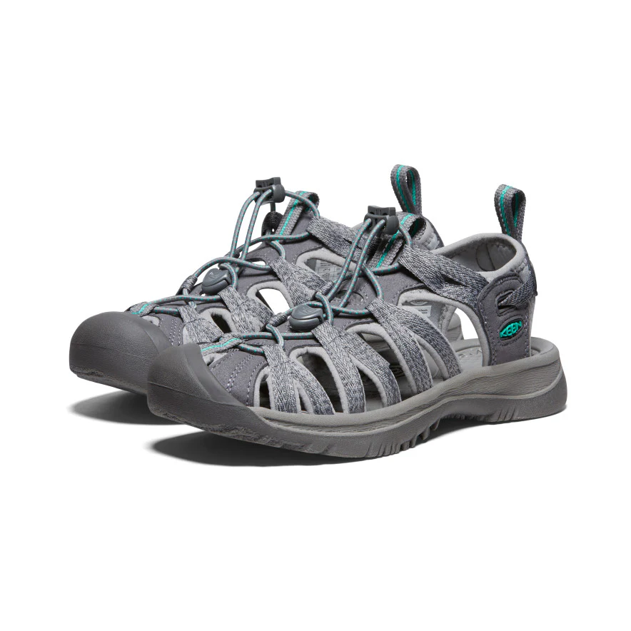 Women's Whisper | Medium Grey/Peacock Green - Image 11