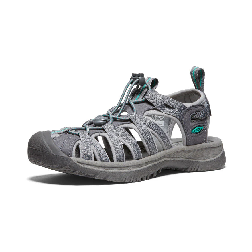 Women's Whisper | Medium Grey/Peacock Green - Image 3