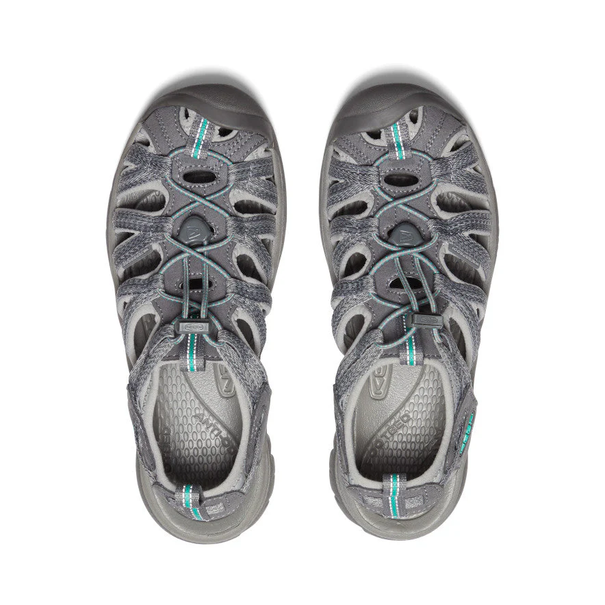 Women's Whisper | Medium Grey/Peacock Green - Image 4