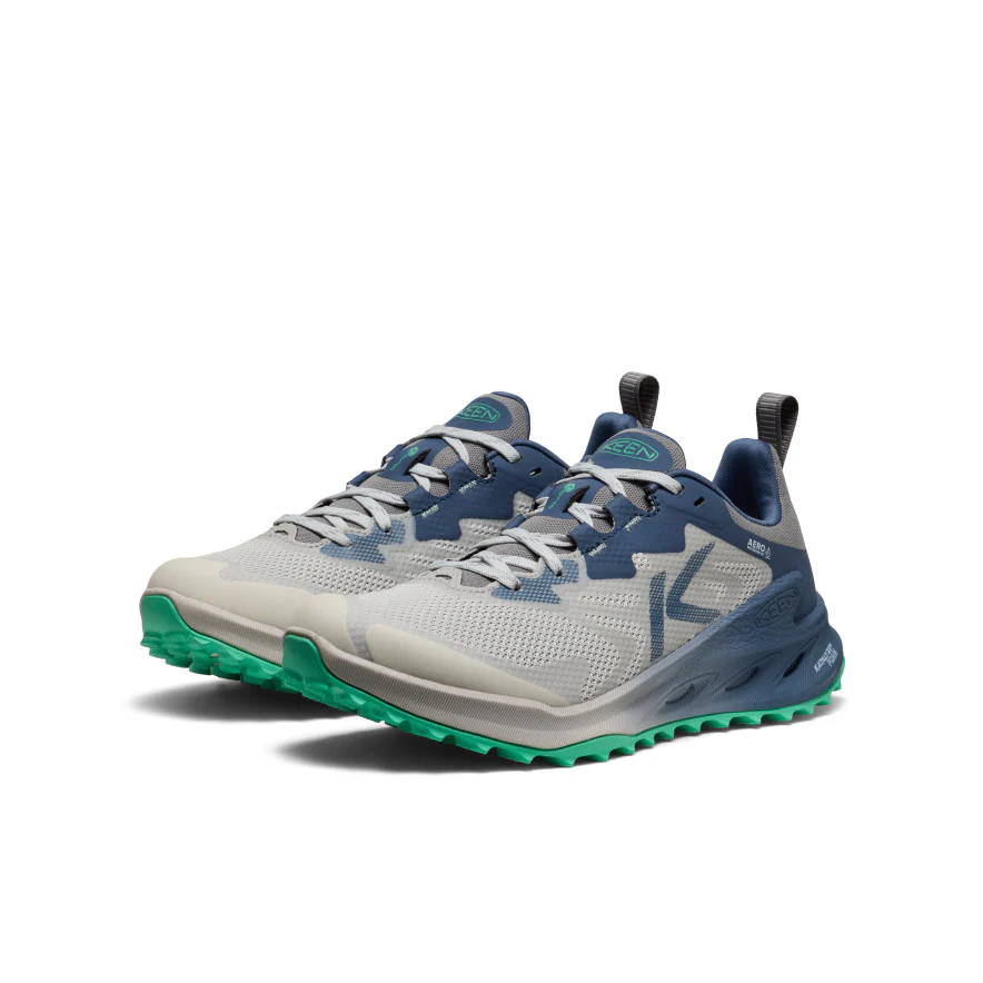 Women's Zionic NXT Waterproof Hiking Shoe  |  Vapor/Ballad Blue - Image 2
