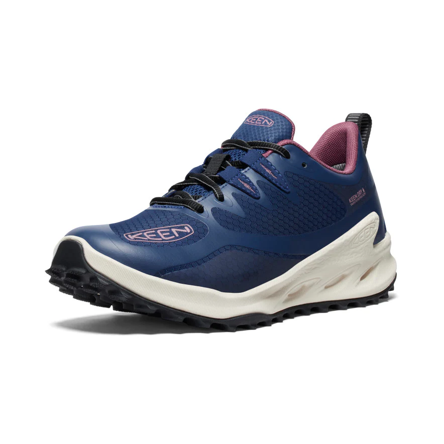 Women's Zionic Waterproof Hiking Shoe  |  Naval Academy/Nostalgia Rose - Image 3